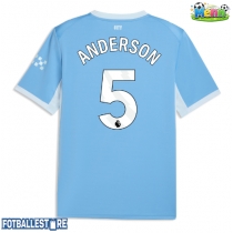 Manchester City Elliot Anderson #5 Hjemmedrakt 2026-27 Kortermet